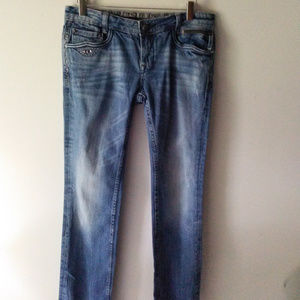 ReRock for Express Light Wash Straight Leg Jeans 6